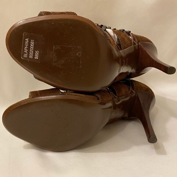 Ralph Lauren 2014 Collection Brown Suede Brass Bead Embellished Blephina Sandal - Picture 16 of 16